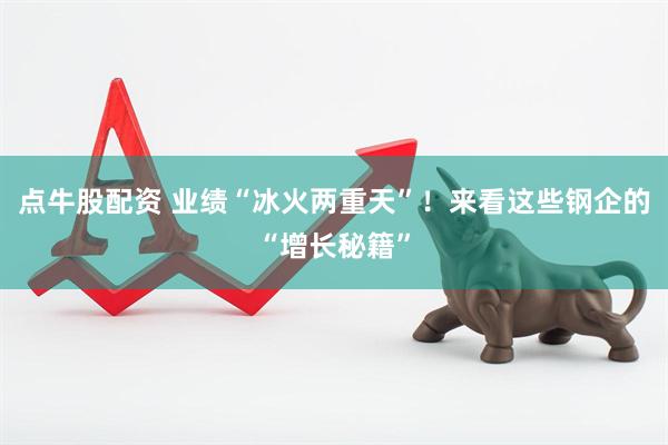 点牛股配资 业绩“冰火两重天”！来看这些钢企的“增长秘籍”